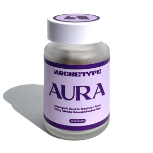 ARCHETYPE AURA Microdose Mushroom Capsules (Bottle of 25)